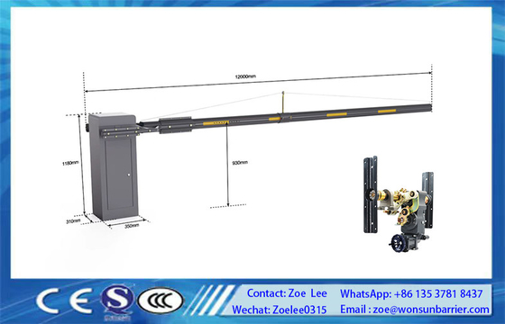 Max 12m Parcheggio Barriera Portale Heavy Duty utilizzato in Ferrovie Miniere Porti Termini