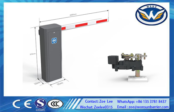 DC 24V Economic Boom Intelligent Barrier Gate con velocità regolabile 2.5s-6s DZ-2212