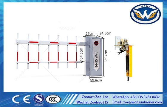 Barriera automatica ad alta velocità di Vehcle della strada della barriera del portone dell'asta del motore di servizio con luce principale