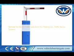 Bracci di barriera per parcheggi e controllo accessi con motore remoto per ventola, sistemi di barriere stradali